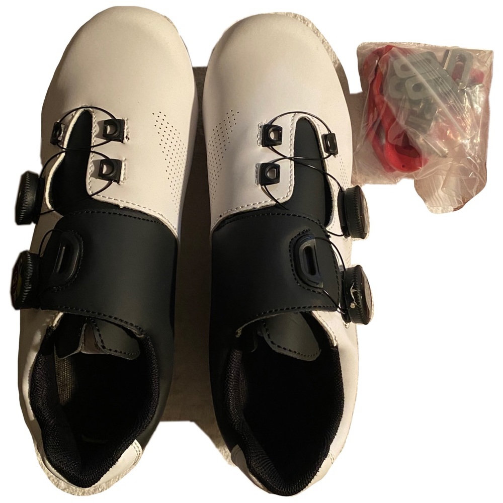 Yow Sport Indoor Cycling Shoes Men White/Black EU Size 38/US Size 7.5